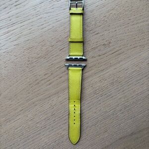 Hermes Apple Leather Strap Single Tour 41mm- Lime